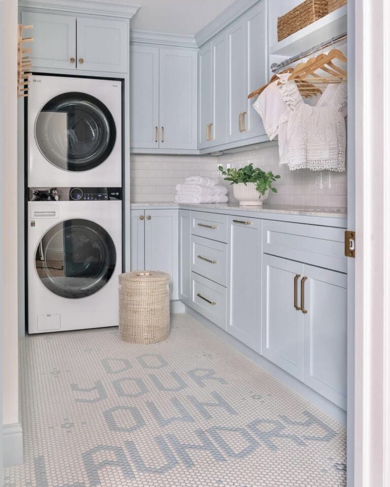 24 Best Stacked Laundry Room Ideas for Both Small and Big Spaces