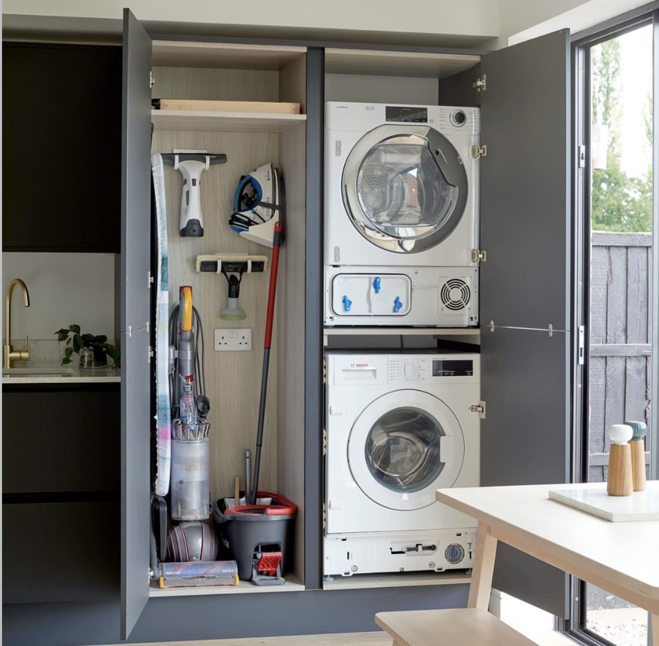 IMG 9913 2 Stacked Laundry Room Ideas
