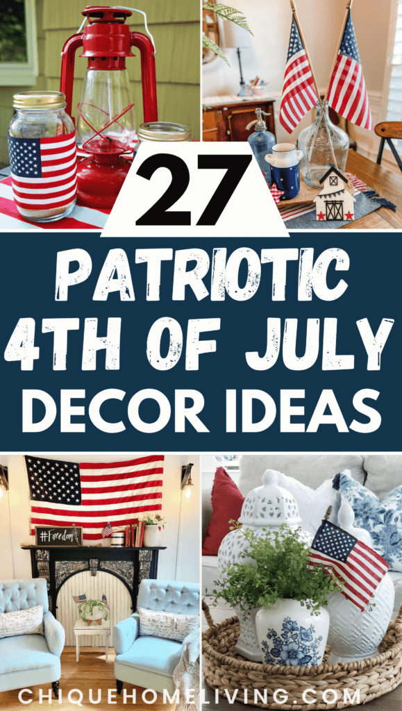 27 Best Patriotic 4th of July Decor Ideas You'll Love