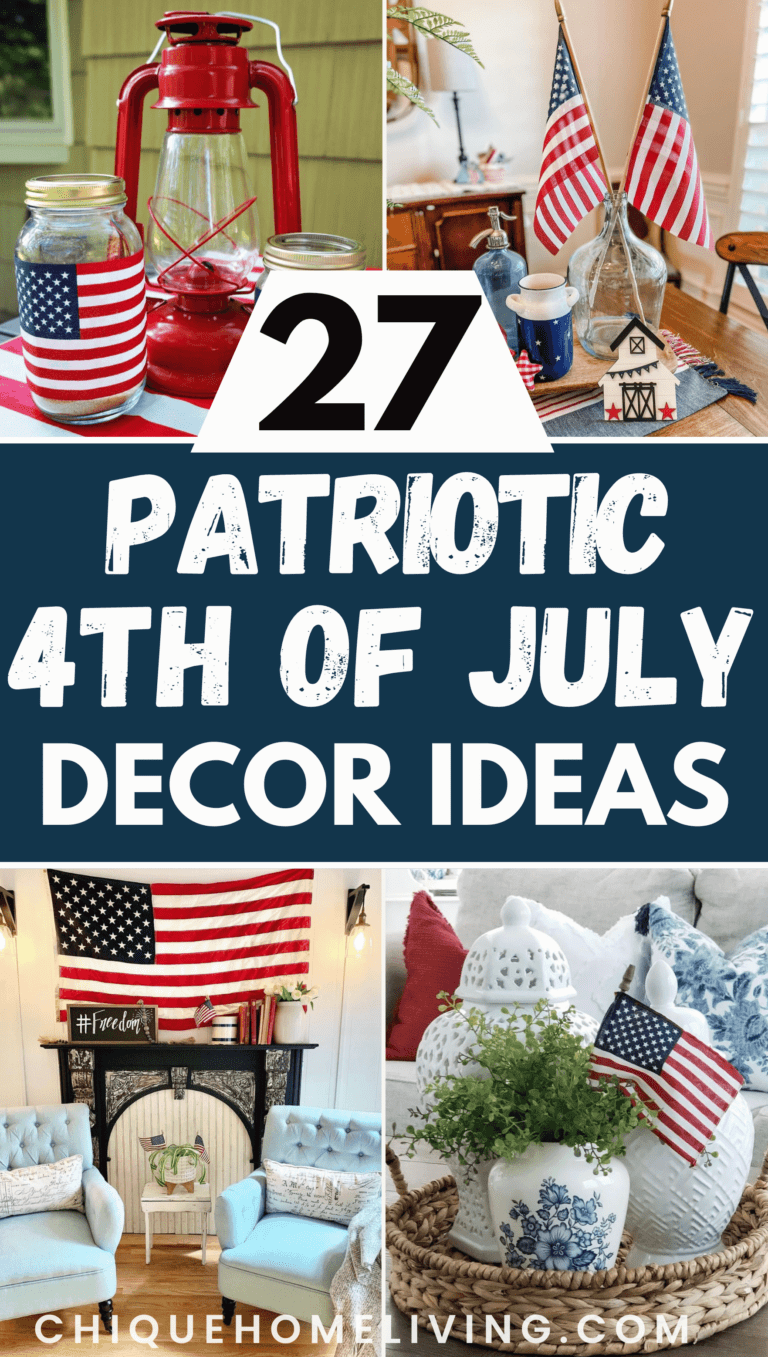 27 Best Patriotic 4th of July Decor Ideas You'll Love