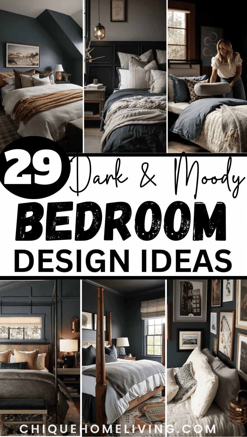 29 Dark and Moody Bedroom Ideas for a Relaxing Ambiance