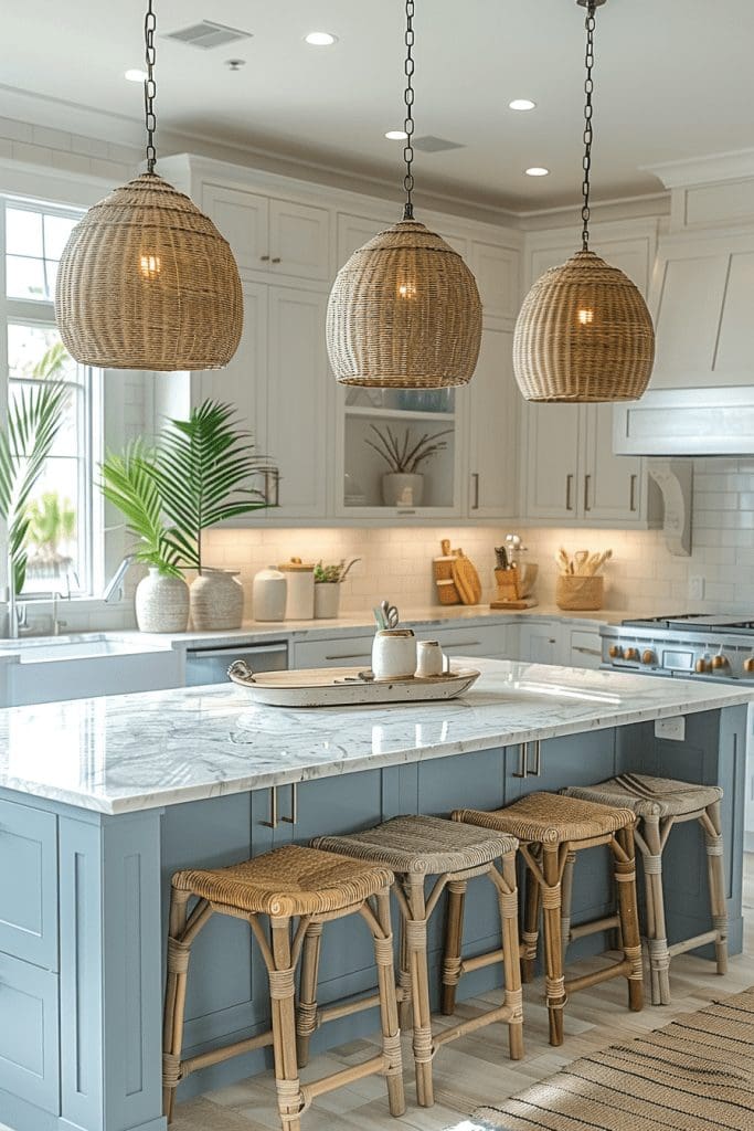 34 Dreamy Coastal Kitchen Ideas to Inspire You