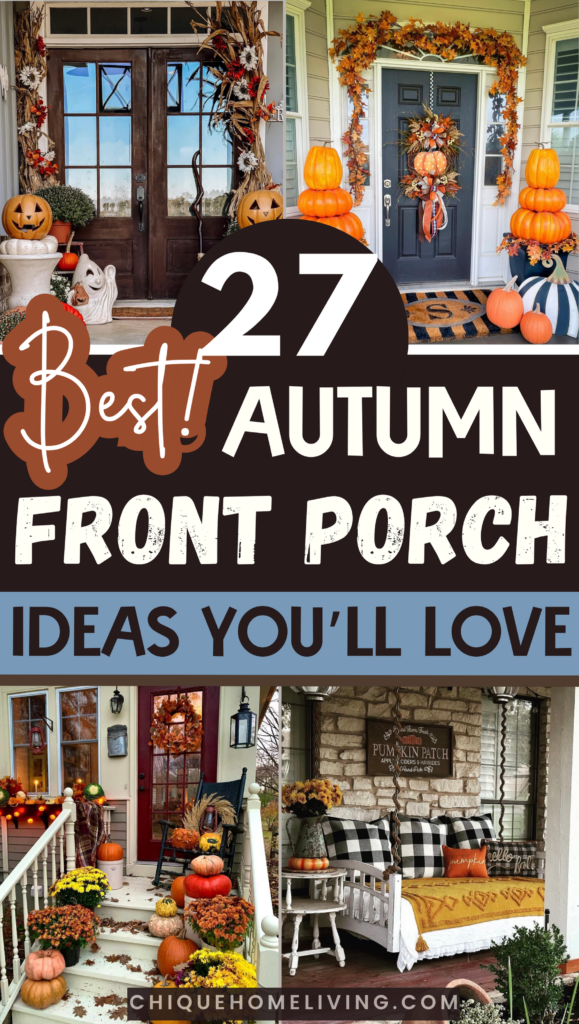 27 Best Fall Front Porch Decor Ideas to Inspire You