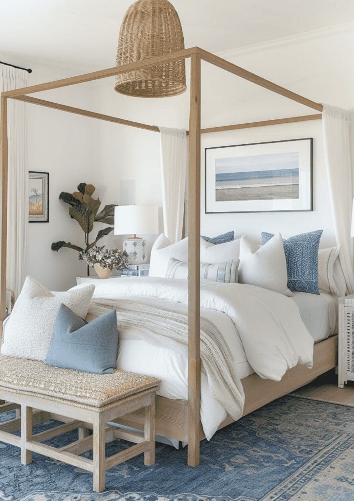 29 Soothing Coastal Bedroom Ideas For A Lush Escape