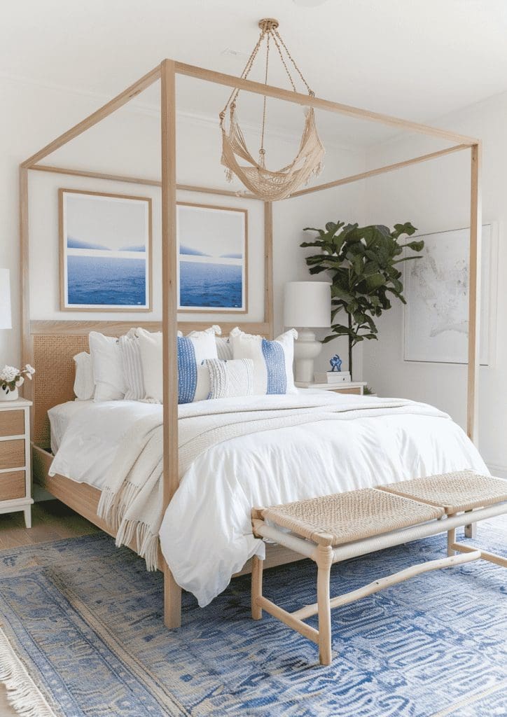 29 Soothing Coastal Bedroom Ideas For A Lush Escape