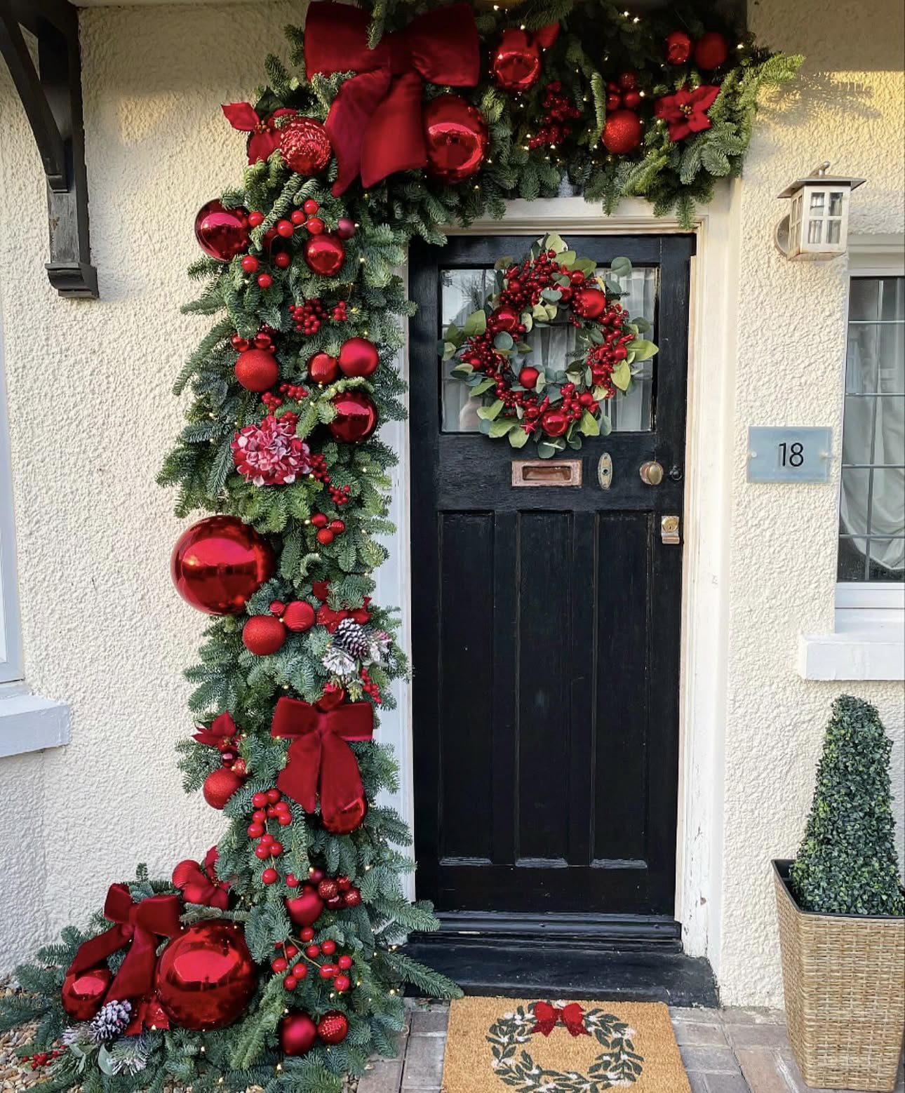 IMG 8373 Christmas Front Door Decor