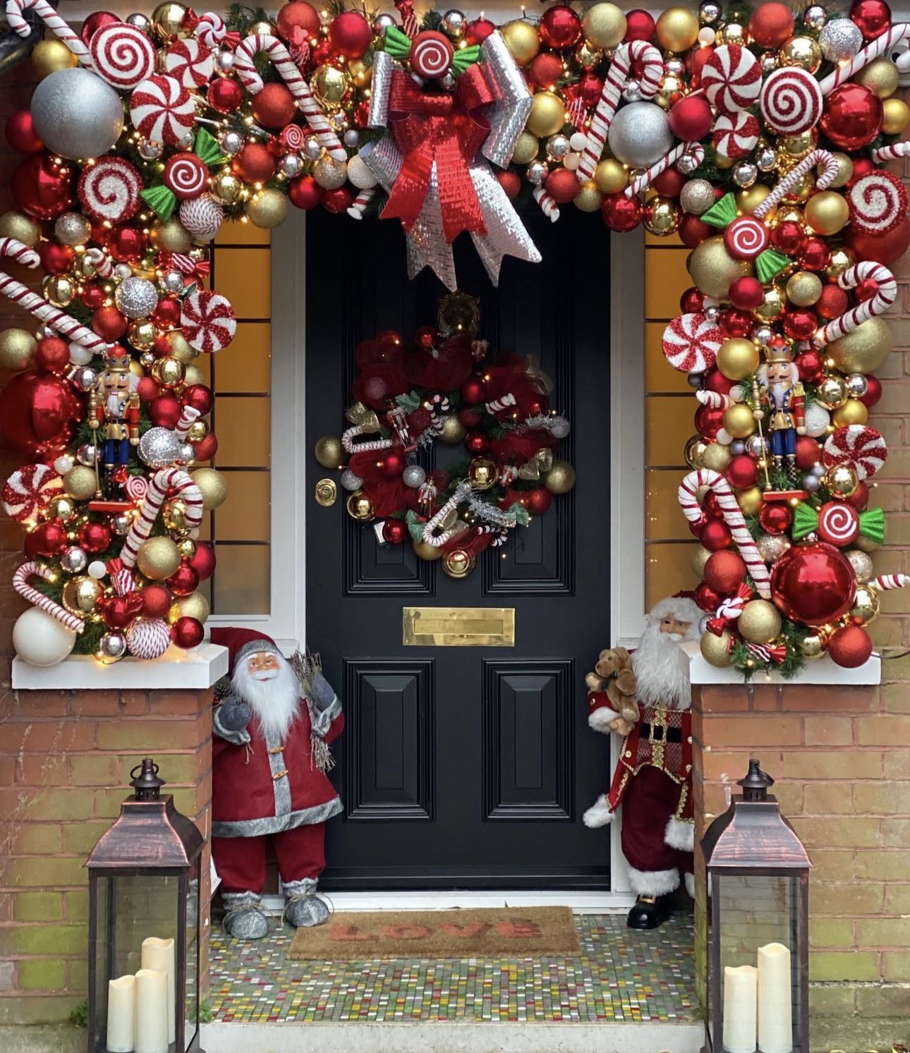 IMG 8374 Christmas Front Door Decor