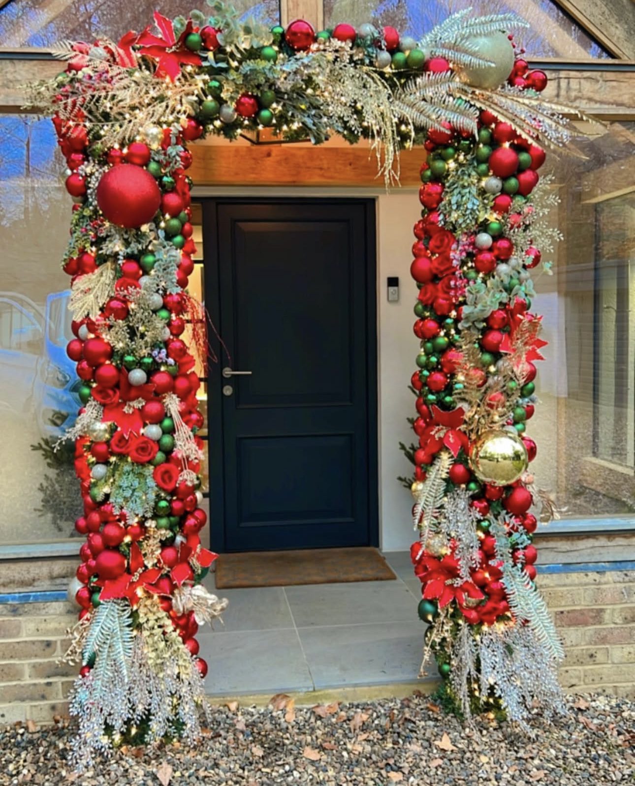 IMG 8380 Christmas Front Door Decor
