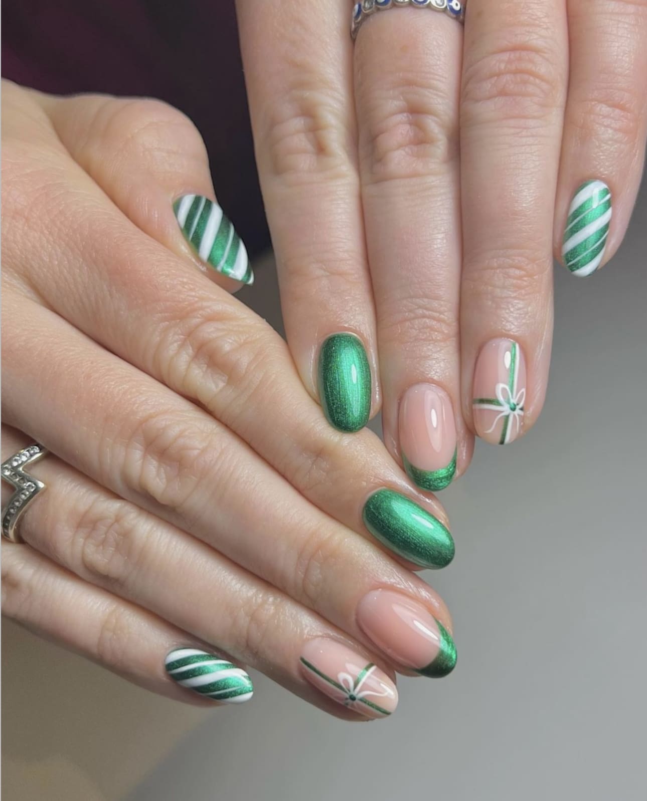 IMG 5930 Green Christmas Nail Ideas