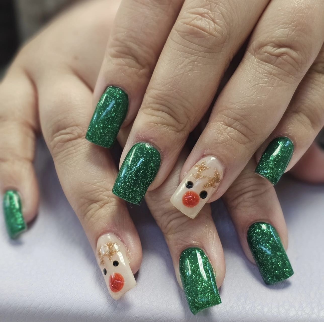 IMG 5970 Green Christmas Nail Ideas