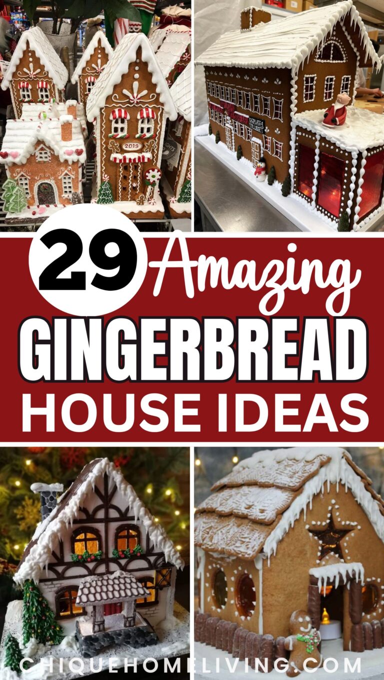 29 Creative Gingerbread House Decorating Ideas to Inspire You