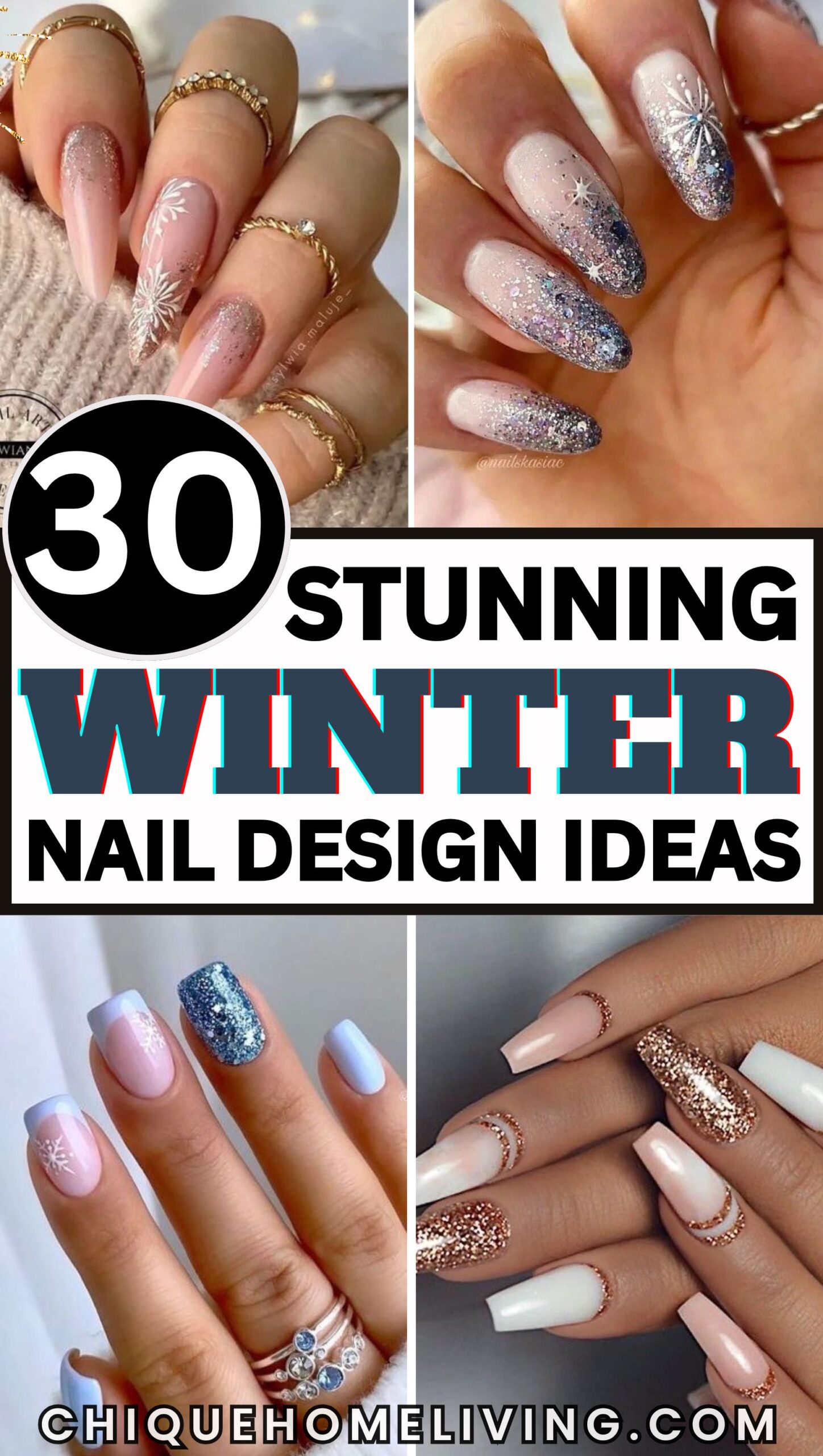 40 Super Cute Winter Nail Ideas You'll Love 83 40 Super Cute Winter Nail Ideas You'll Love Medium Pin Templates 564 x 997 px 60 scaled Winter Nail Ideas