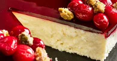 Goat cheese cake red Wine Poached cranberries FT RECIPE1120 2f30e9829e1f43fea34185a1d2a90579 New Years Eve Outfit Ideas