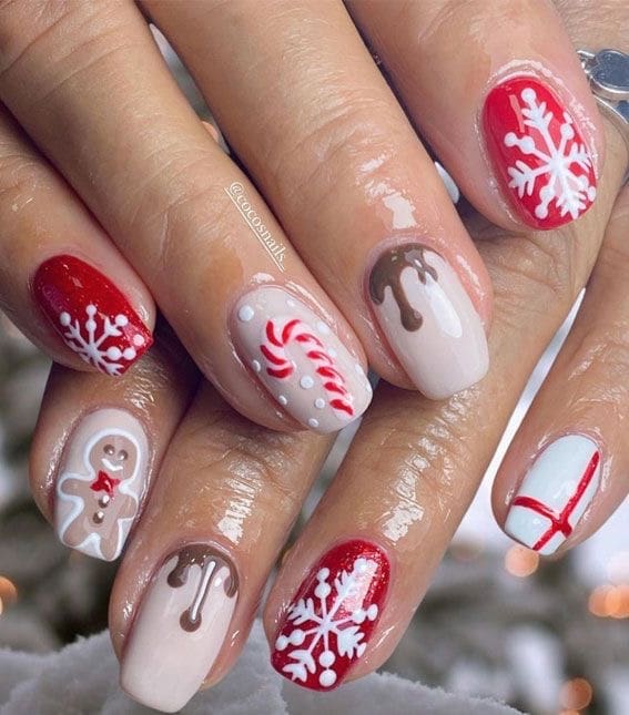 IMG 7697 Christmas Nail Design