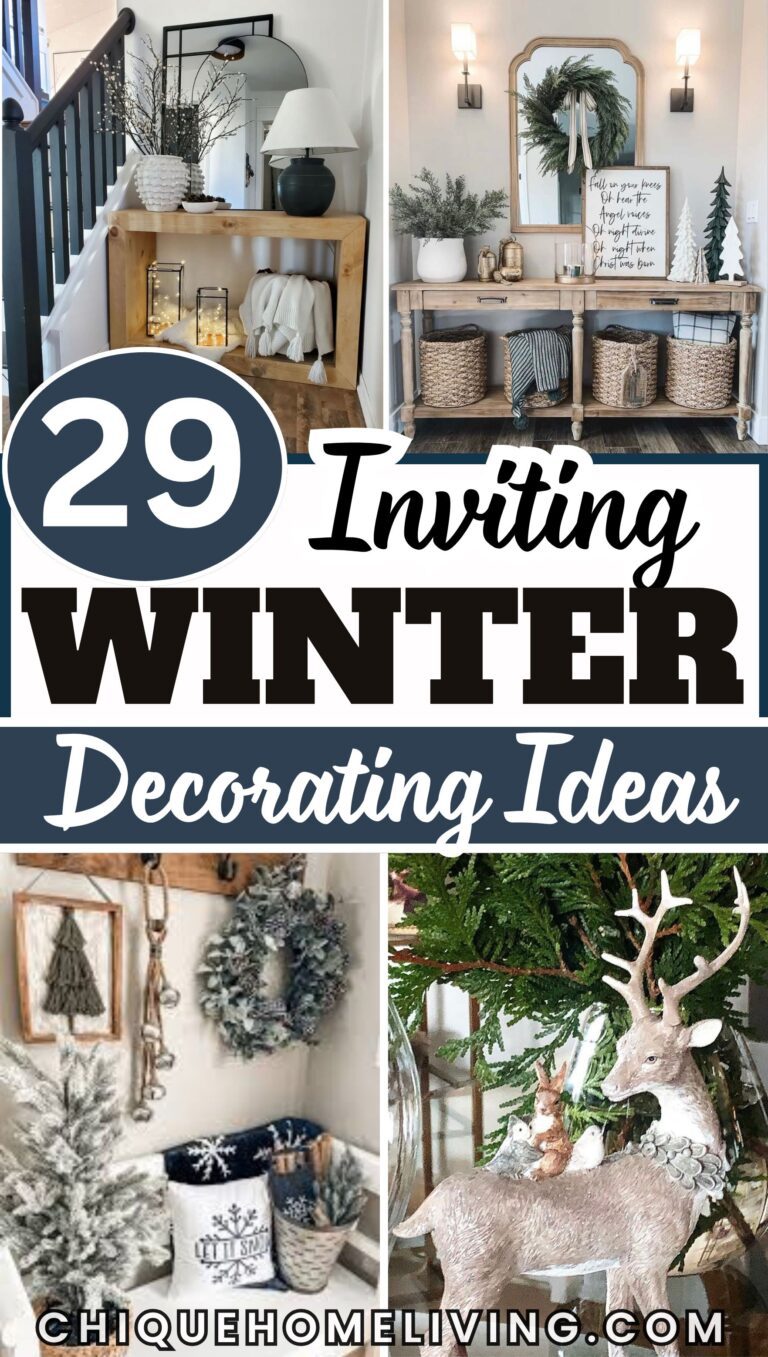 29 Winter Decor Ideas for a Warm and Inviting Home