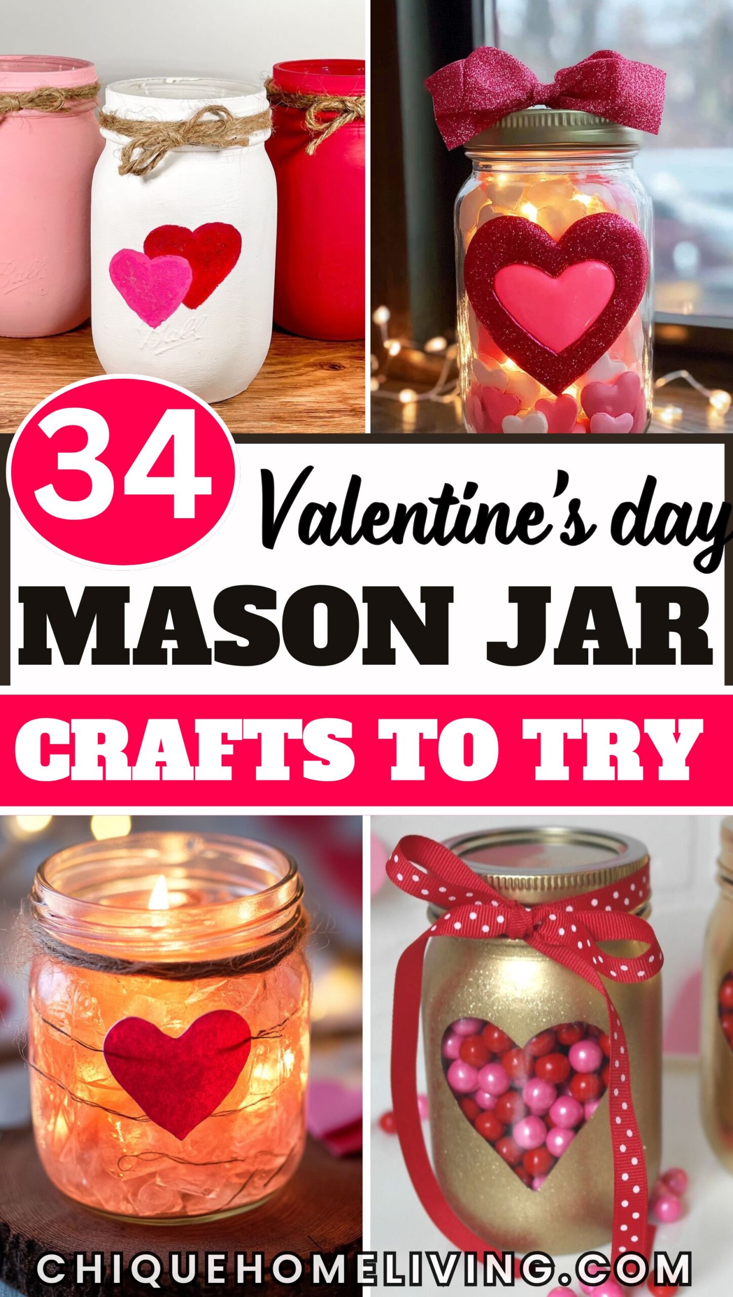 Valentines Day Mason Jar Ideas scaled Valentine's Day Mason Jar Ideas