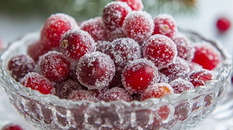 How to Make Sugared Cranberries