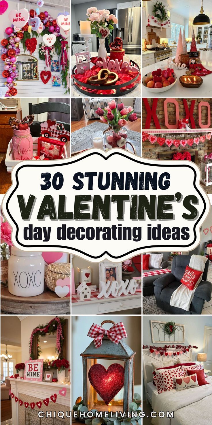 30 Stunning Valentine's Day Decor Ideas You'll Love 93 30 Stunning Valentine's Day Decor Ideas You'll Love 30 Beautiful Valentines Day Decor Ideas Youll Fall in Love With Valentine's Day Decor Ideas