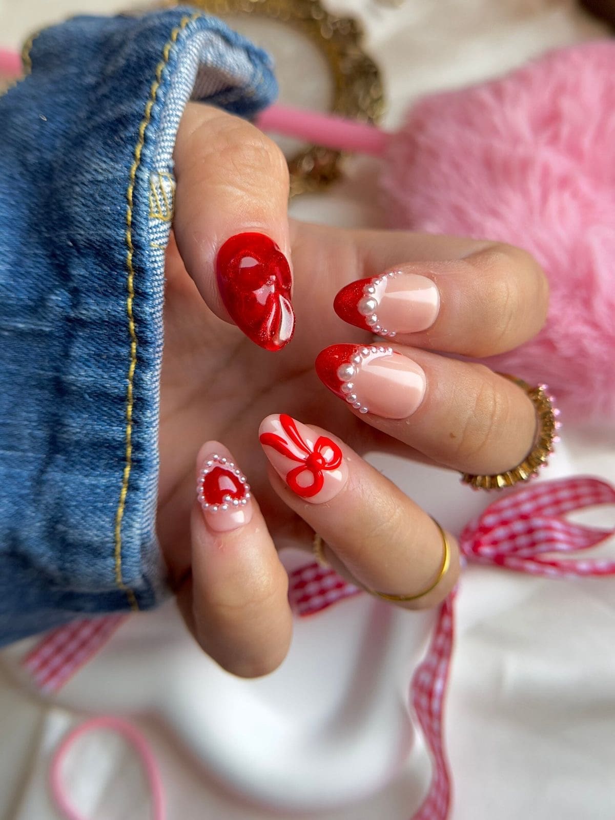 IMG 8284 Neutral Valentine's Day Nail Ideas