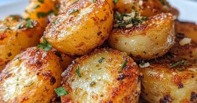 Crispy Garlic Butter Potatoes