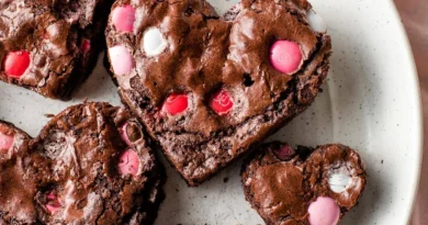 heart shaped brownies 2 Healthy Dinner Ideas