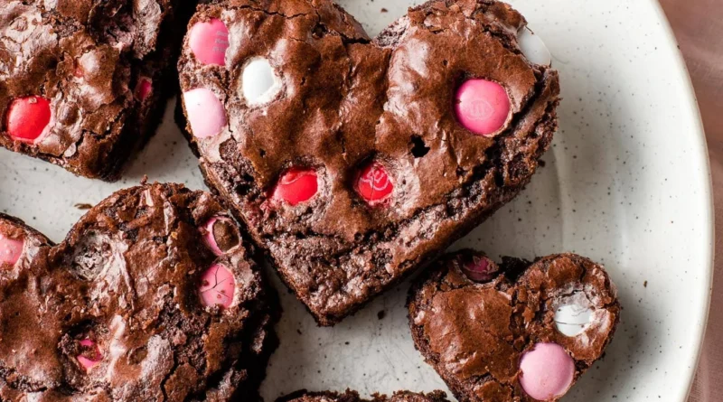 heart shaped brownies 2