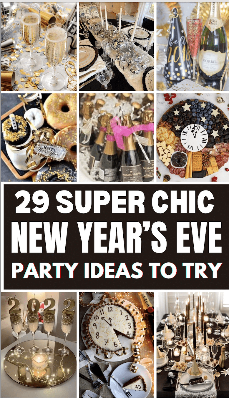 29 New Year’s Eve Party Ideas to Kick Off the New Year Right 61 29 New Year’s Eve Party Ideas to Kick Off the New Year Right new years eve party New Year's Eve Party Ideas