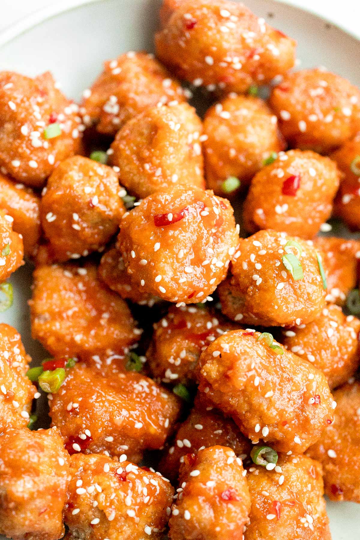 sweet chili chicken bites Party Finger Food Ideas