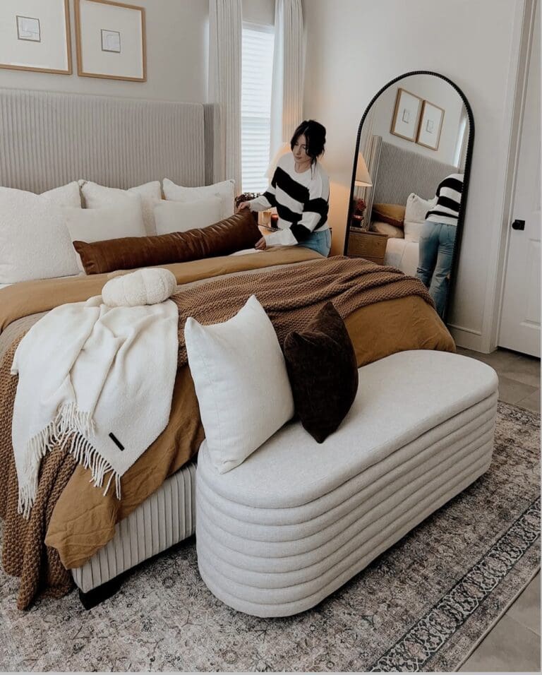 View of 27 Cozy Apartment Bedroom Ideas for Ultimate Comfort