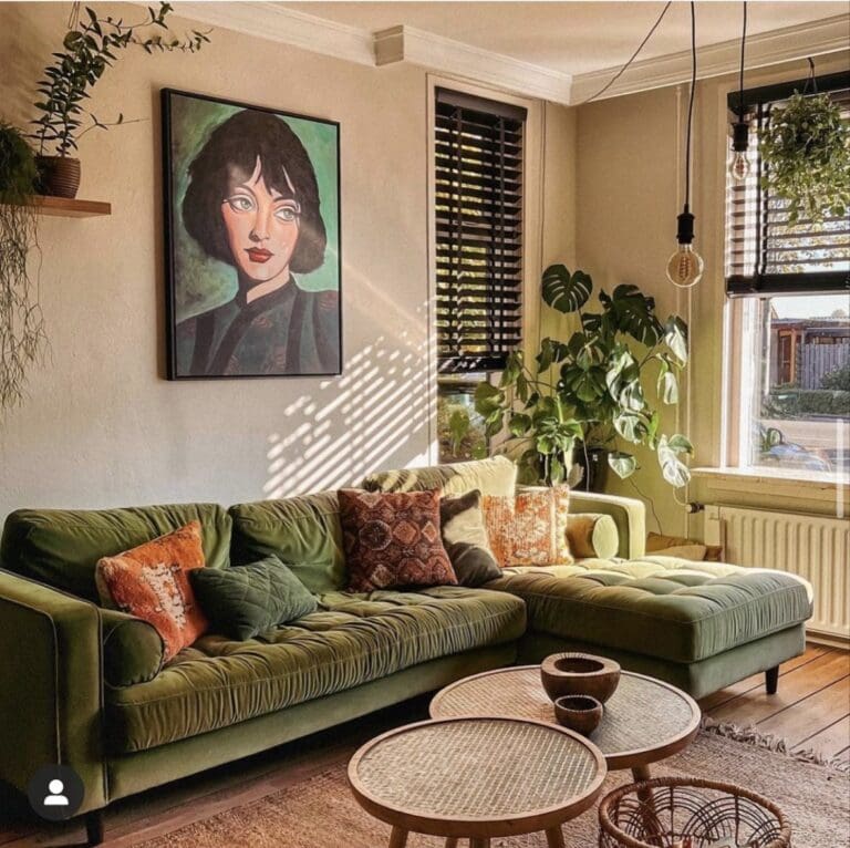 30 Stunning Green Sofa Living Room Ideas You'll Love