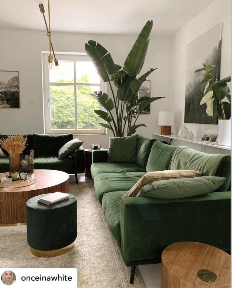 30 Stunning Green Sofa Living Room Ideas You'll Love