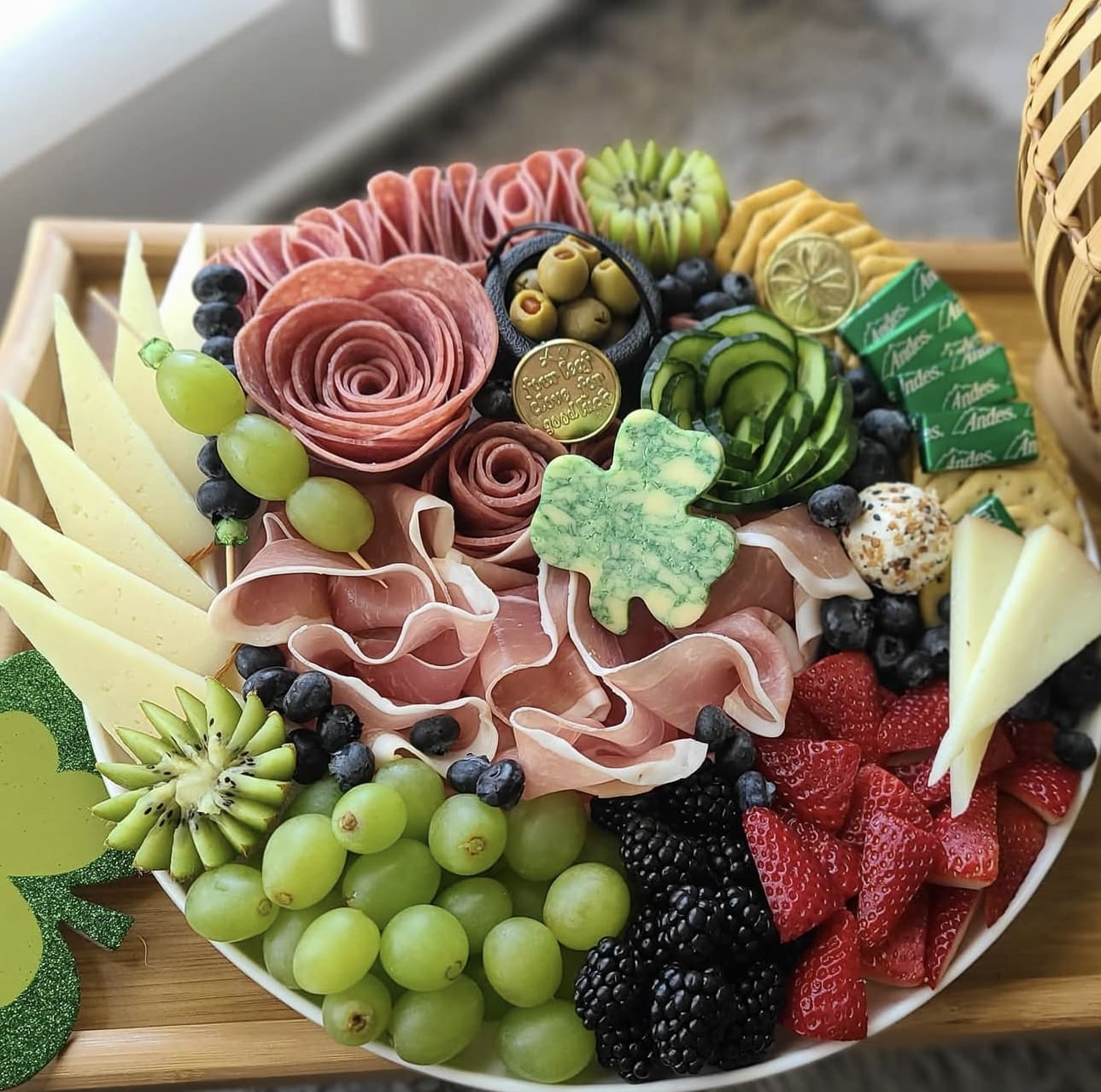 IMG 3409 St. Patrick's Day Charcuterie Board Ideas