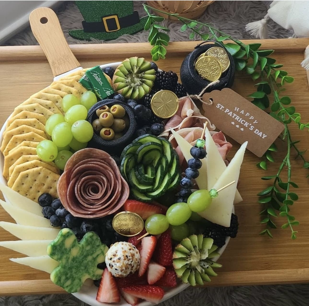 IMG 3411 St. Patrick's Day Charcuterie Board Ideas