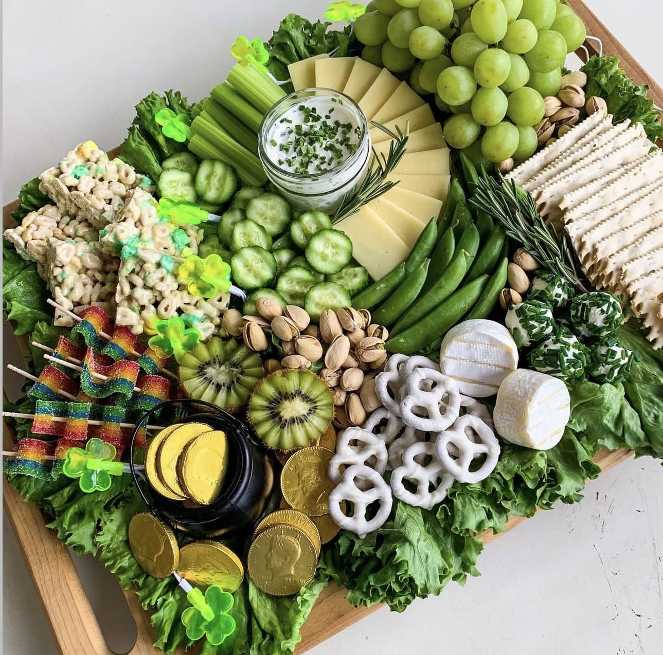 IMG 3415 St. Patrick's Day Charcuterie Board Ideas