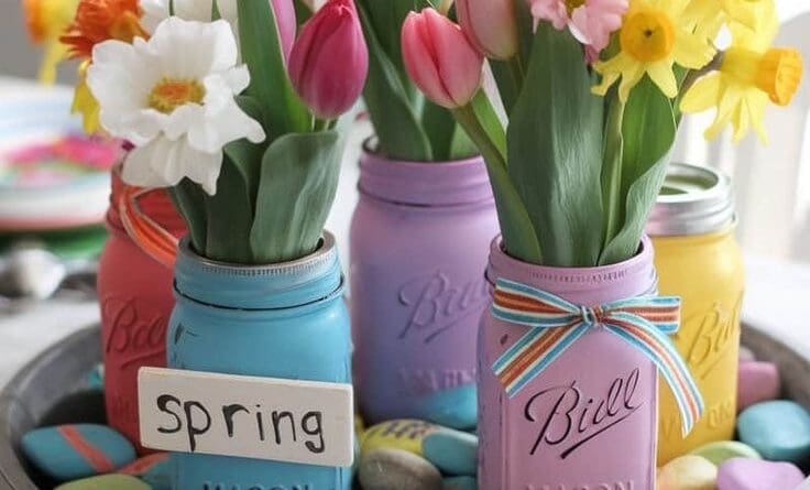 28 Best DIY Spring Centerpiece Ideas to Freshen Up Your Space