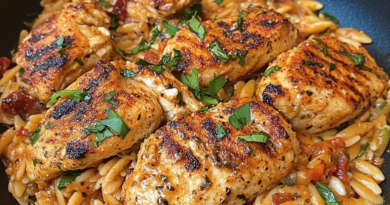 Cajun Chicken with Orzo