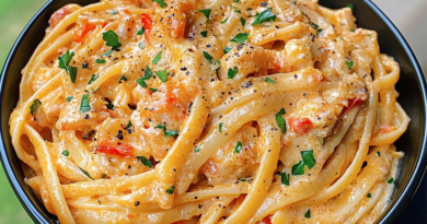 Creamy Cajun Crab Pasta