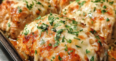 Garlic Parmesan Chicken Meatloaves