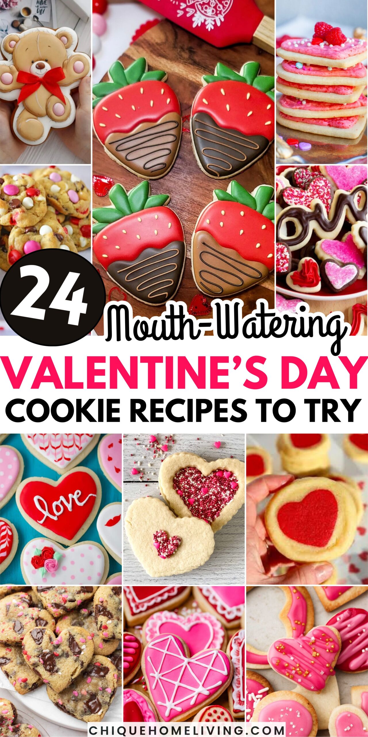 Valentines day cookies scaled Valentine's Cookies