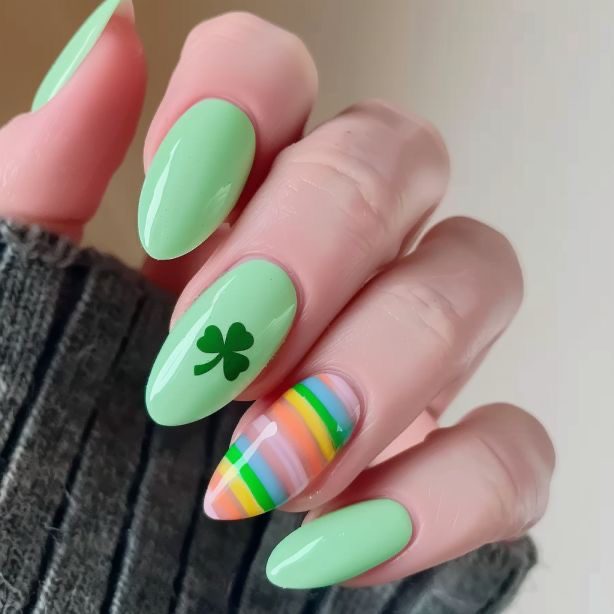 st patrick day nailsIMG 4694 St. Patrick’s Day Nail Ideas