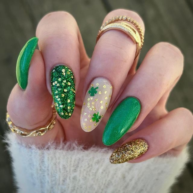 st patrick day nailsIMG 4696 St. Patrick’s Day Nail Ideas