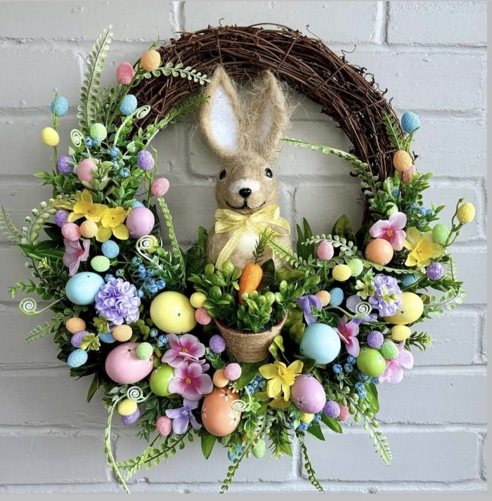 24 Insanely Cute DIY Easter Wreath Ideas You'll Love