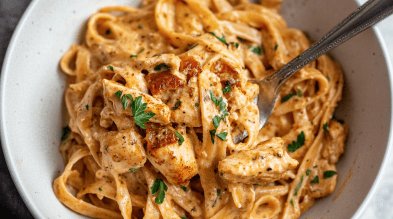 Cajun Chicken Alfredo Pasta