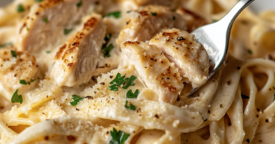 Garlic Parmesan Chicken Alfredo