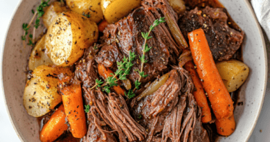 Sunday Pot Roast with Potatoes and Carrots