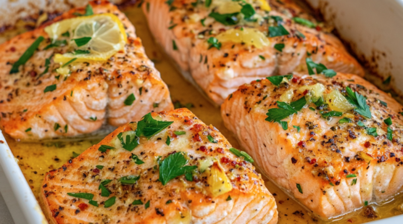 Lemon Garlic Butter Salmon