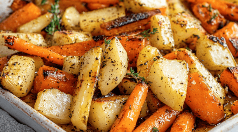 Honey-Glazed Carrots and Parsnips