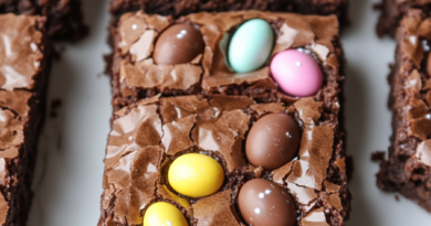 Easter Egg Brownies