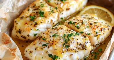 Baked Lemon Herb Cod