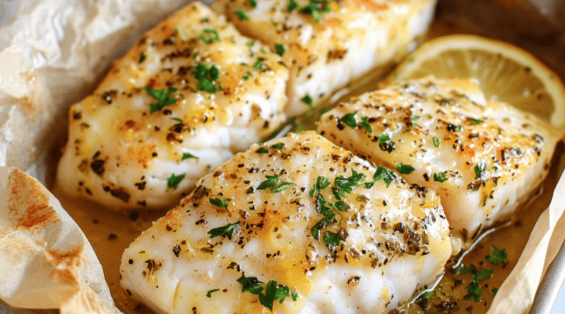 Baked Lemon Herb Cod